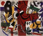 Fernard Leger Goodbye New York oil